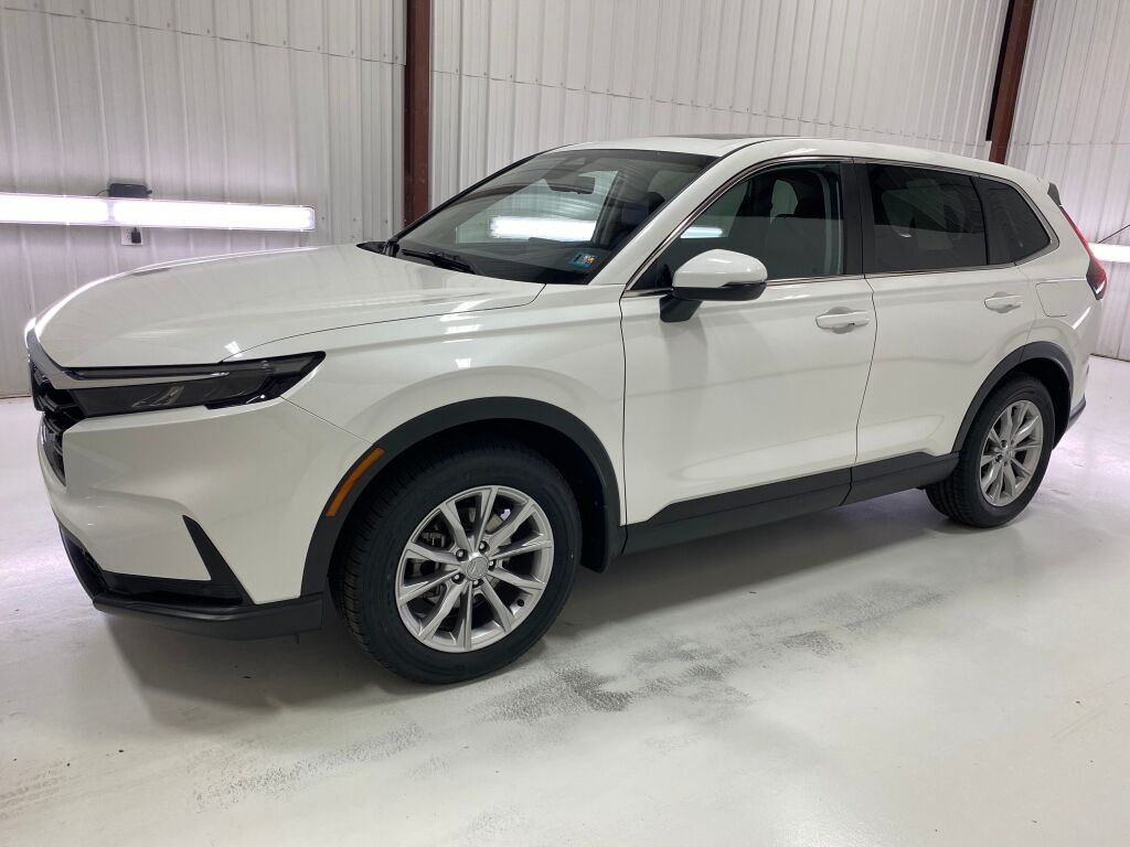 2025 Honda CR-V EX-L Platinum White Pearl at Spitzer Acura