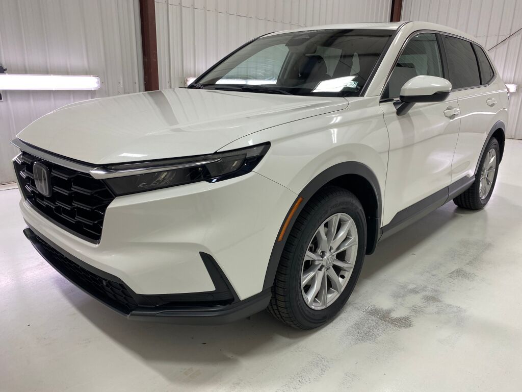 2025 Honda CR-V EX-L Platinum White Pearl at Spitzer Acura