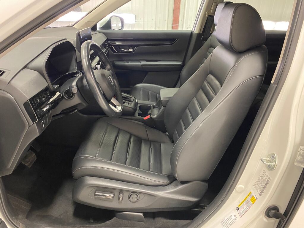 2025 Honda CR-V EX-L Platinum White Pearl at Spitzer Acura