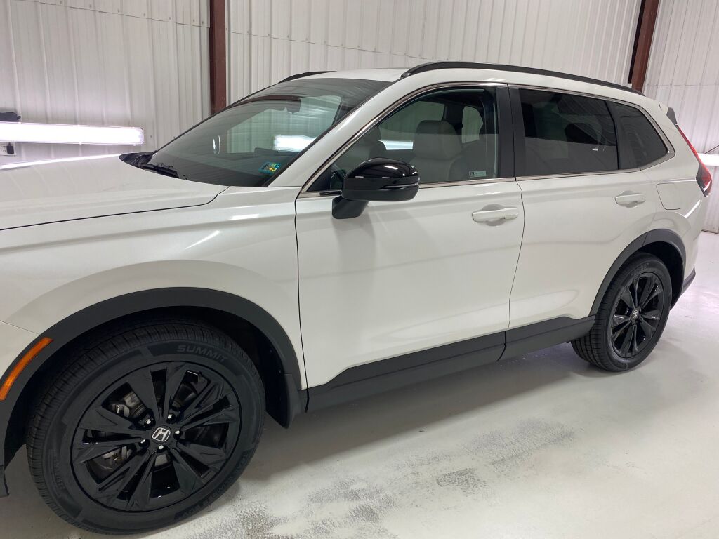 2024 Honda CR-V Hybrid Sport Touring Platinum White Pearl at Honda North