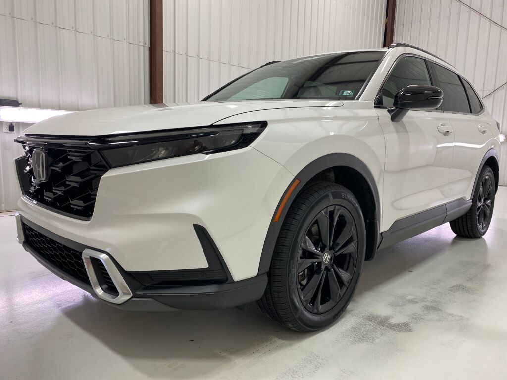 2024 Honda CR-V Hybrid Sport Touring Platinum White Pearl at Honda North