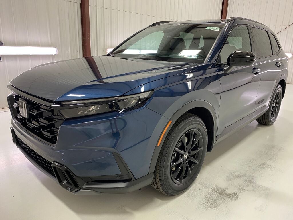 2026 Honda CR-V Hybrid Sport-L CANYON RIVER BLUE at Altoona Honda