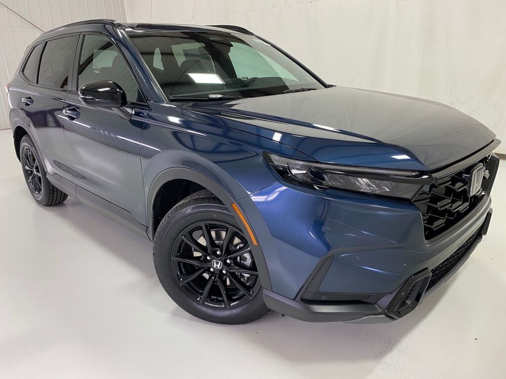 2026 Honda CR-V Hybrid Sport-L CANYON RIVER BLUE at Altoona Honda