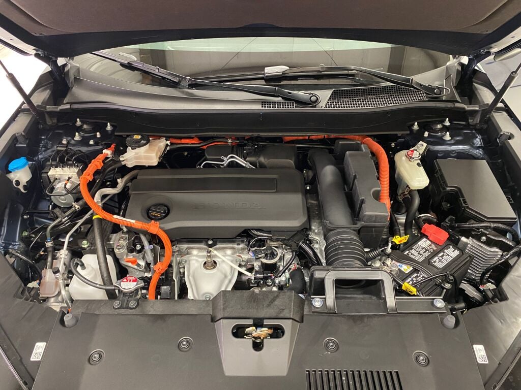 2026 Honda CR-V Hybrid Sport-L CANYON RIVER BLUE at Altoona Honda