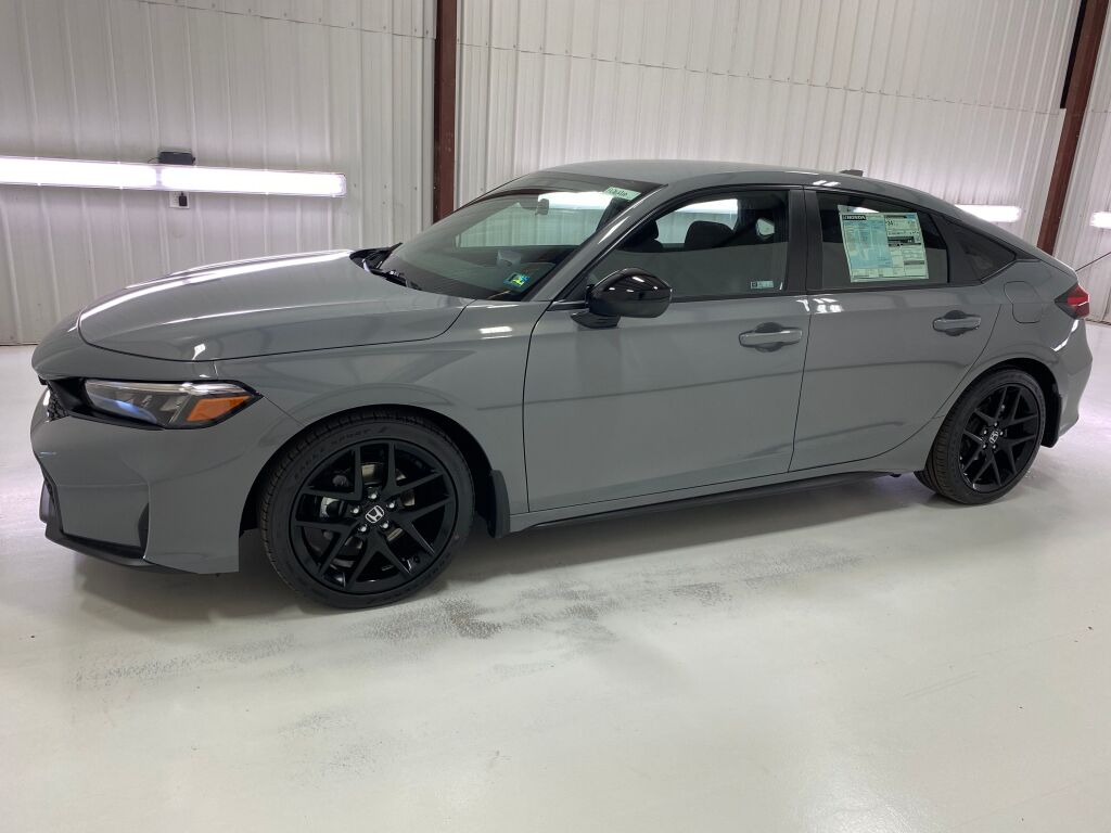 2026 Honda Civic Hatchback Sport URBAN GRAY PEARL at Honda North
