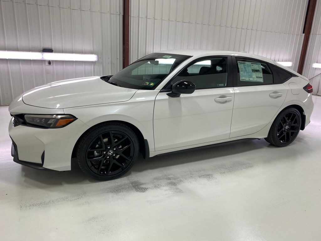 2026 Honda Civic Hatchback Sport PLATINUM WHITE at Honda North