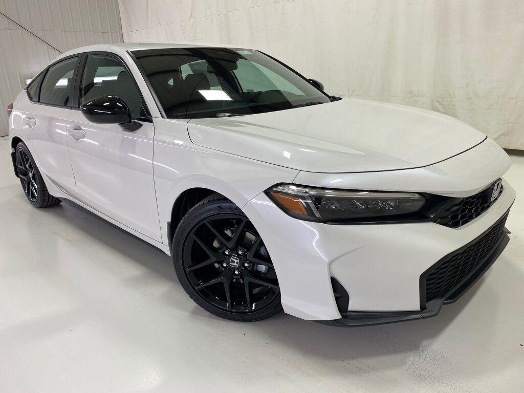 2026 Honda Civic Hatchback Sport PLATINUM WHITE at Honda North