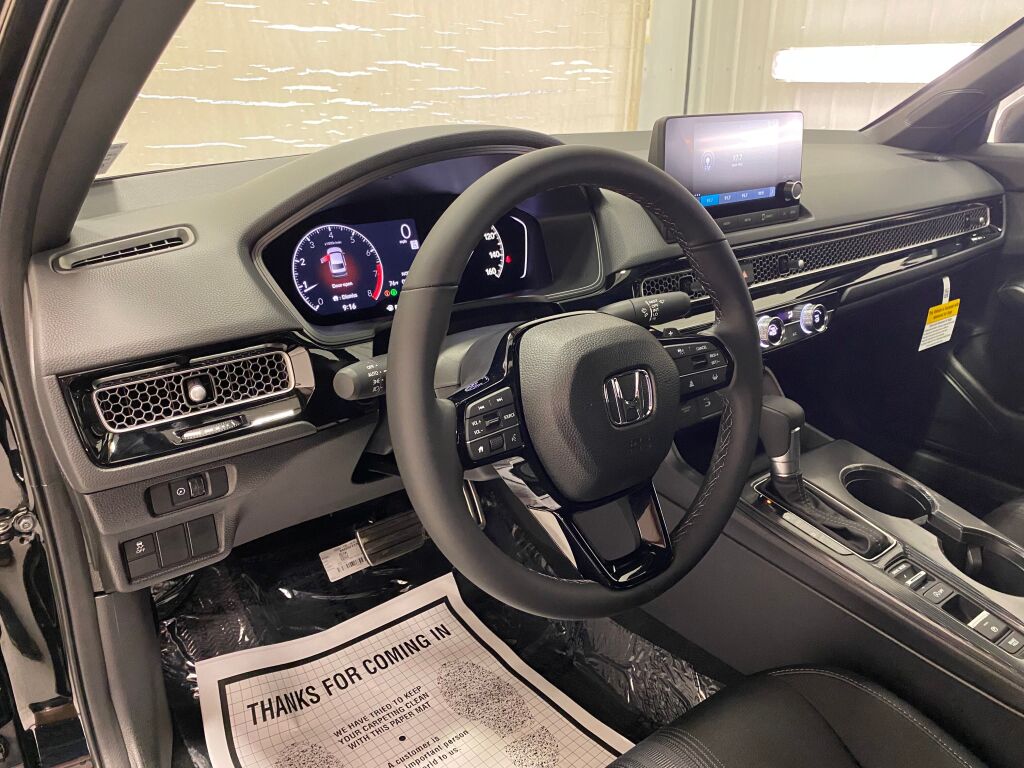 2026 Honda Civic Sedan Sport CRYSTAL BLACK PEARL at Delaney Chevrolet Buick
