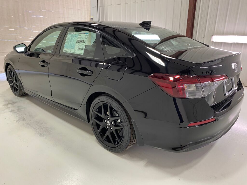 2026 Honda Civic Sedan Sport CRYSTAL BLACK PEARL at Delaney Chevrolet Buick