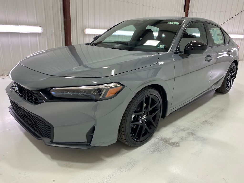 2026 Honda Civic Hatchback Sport URBAN GRAY PEARL at Honda North