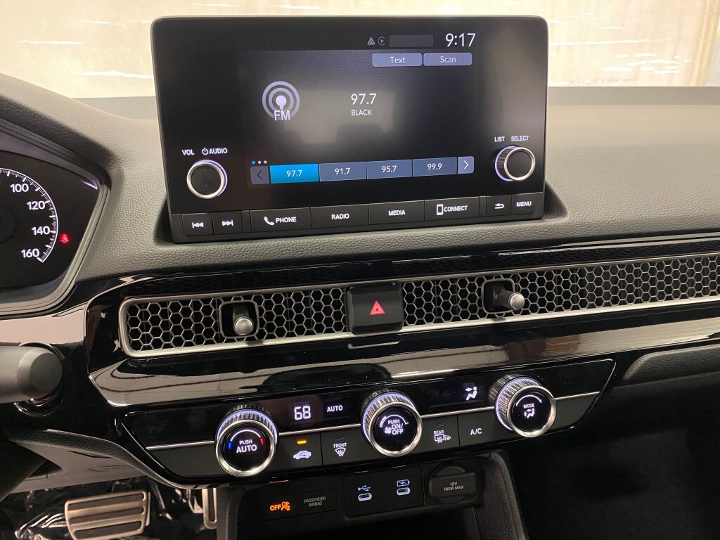 2026 Honda Civic Sedan Sport CRYSTAL BLACK PEARL at Delaney Chevrolet Buick