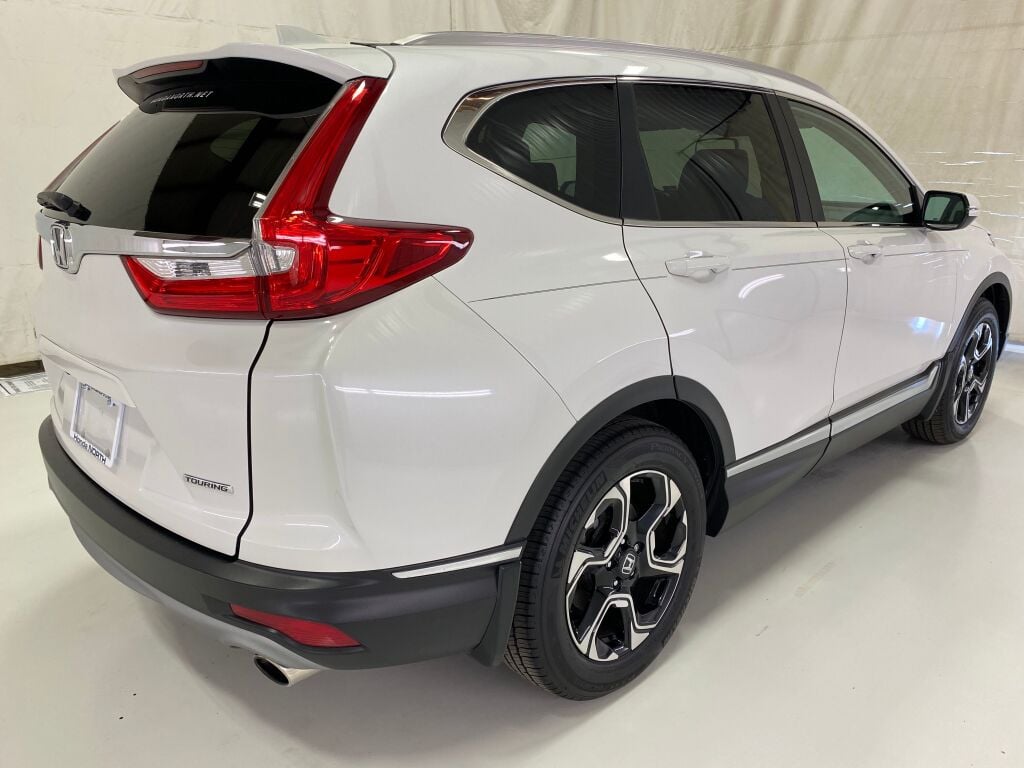 2019 Honda CR-V Touring Platinum White Pearl at Spitzer Acura