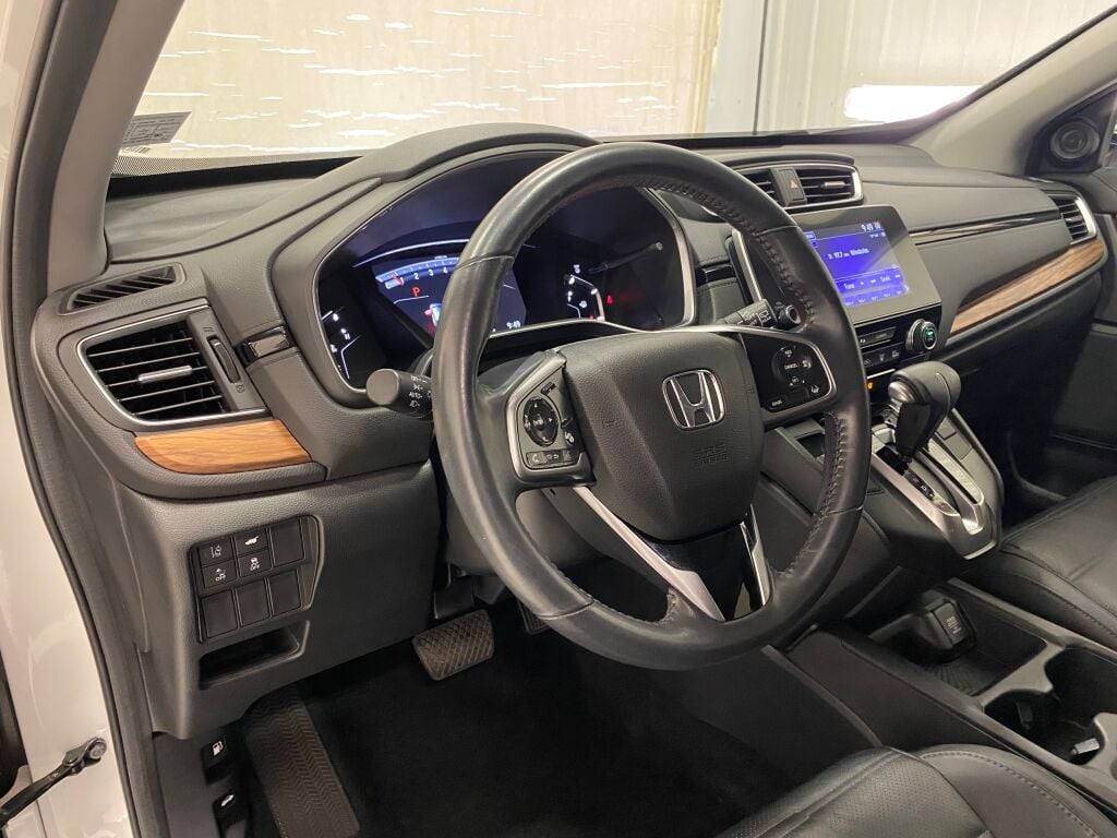 2019 Honda CR-V Touring Platinum White Pearl at Spitzer Acura