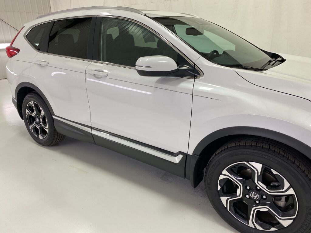 2019 Honda CR-V Touring Platinum White Pearl at Spitzer Acura