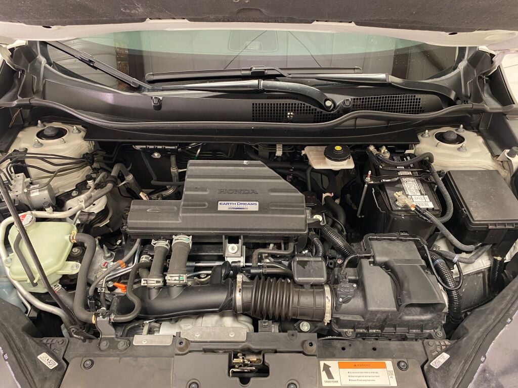 2019 Honda CR-V Touring Platinum White Pearl at Spitzer Acura