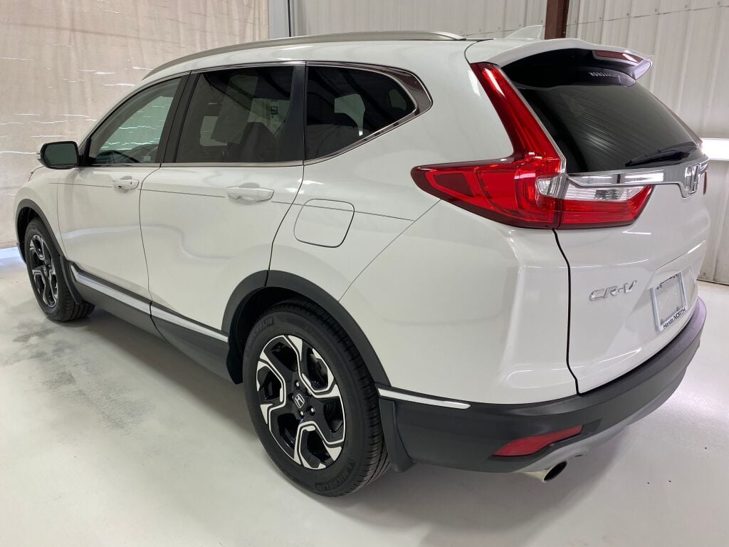 2019 Honda CR-V Touring Platinum White Pearl at Spitzer Acura