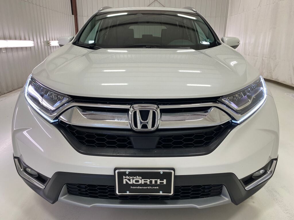 2019 Honda CR-V Touring Platinum White Pearl at Spitzer Acura