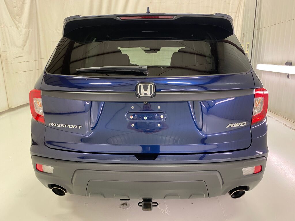 2021 Honda Passport EX-L Obsidian Blue Pearl at Phil Fitts Ford