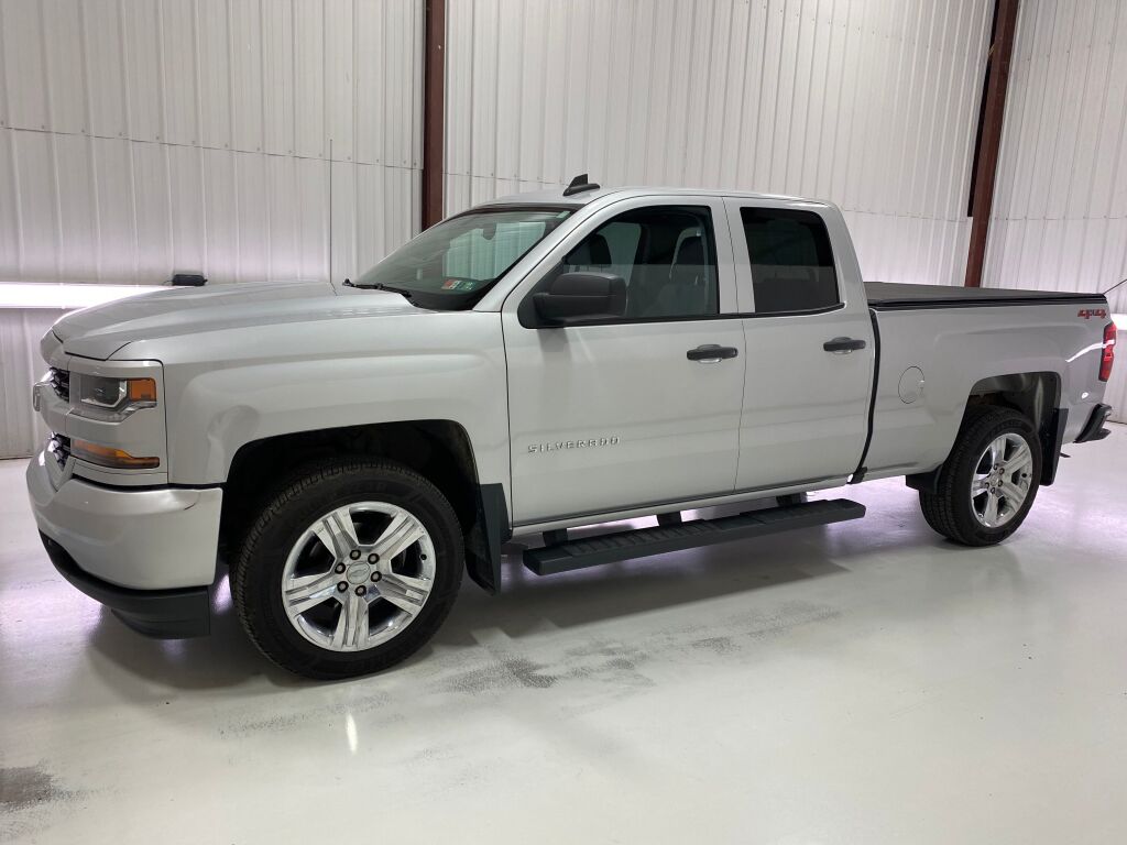 2018 Chevrolet Silverado 1500 Custom Silver Ice Metallic at Carlisle Cadillac Buick GMC