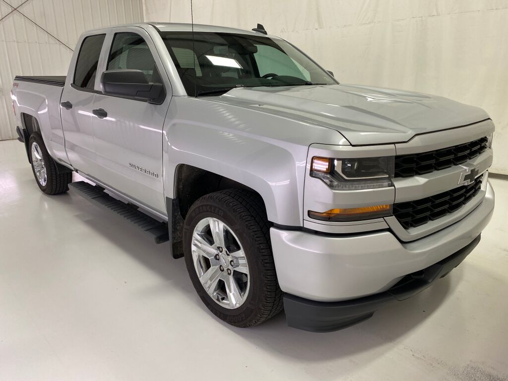 2018 Chevrolet Silverado 1500 Custom Silver Ice Metallic at Carlisle Cadillac Buick GMC