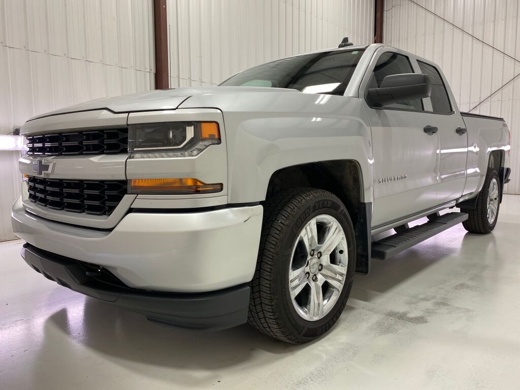2018 Chevrolet Silverado 1500 Custom Silver Ice Metallic at Carlisle Cadillac Buick GMC