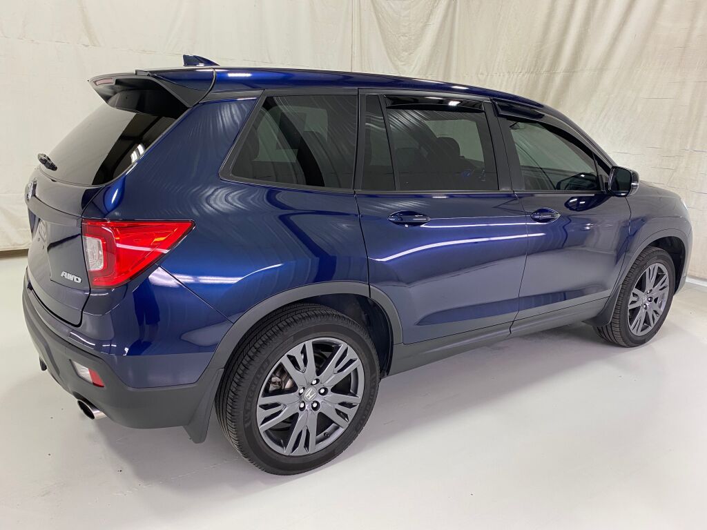 2021 Honda Passport EX-L Obsidian Blue Pearl at Phil Fitts Ford