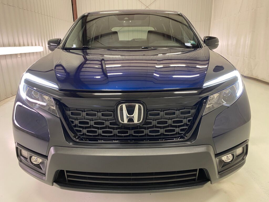 2021 Honda Passport EX-L Obsidian Blue Pearl at Phil Fitts Ford