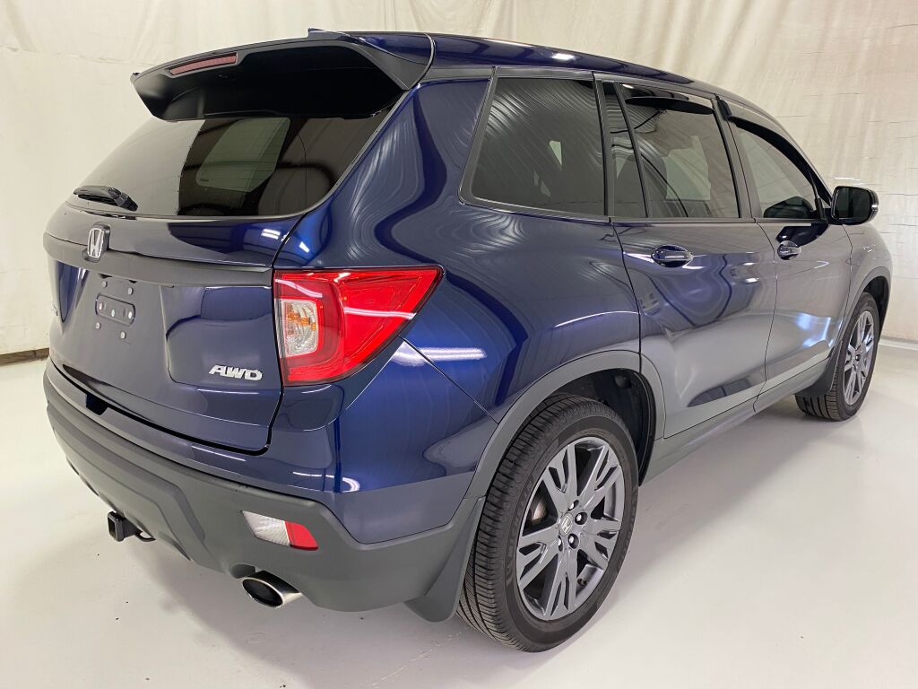 2021 Honda Passport EX-L Obsidian Blue Pearl at Phil Fitts Ford