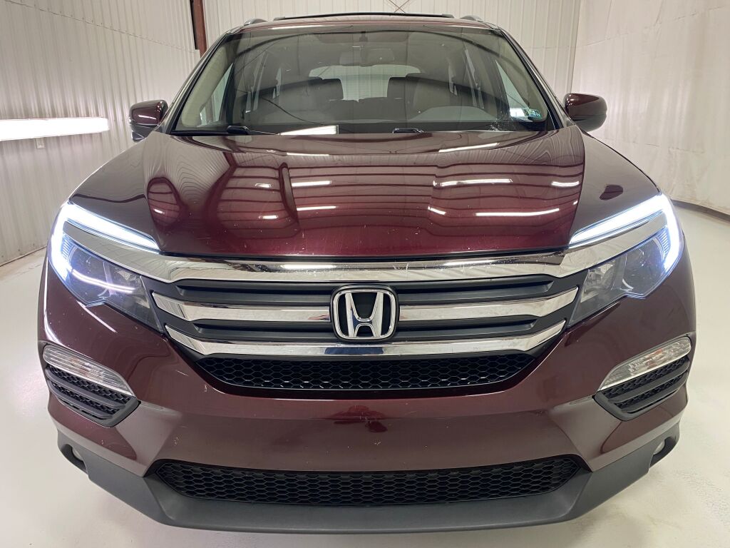 2017 Honda Pilot EX-L Dark Cherry Pearl at Subaru and VW of Moon Township