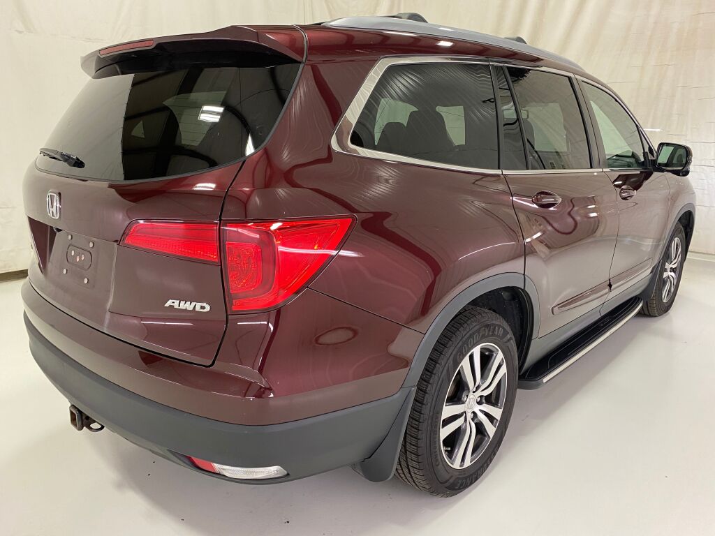 2017 Honda Pilot EX-L Dark Cherry Pearl at Subaru and VW of Moon Township