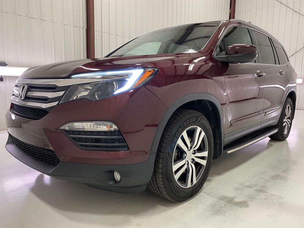 2017 Honda Pilot EX-L Dark Cherry Pearl at Subaru and VW of Moon Township
