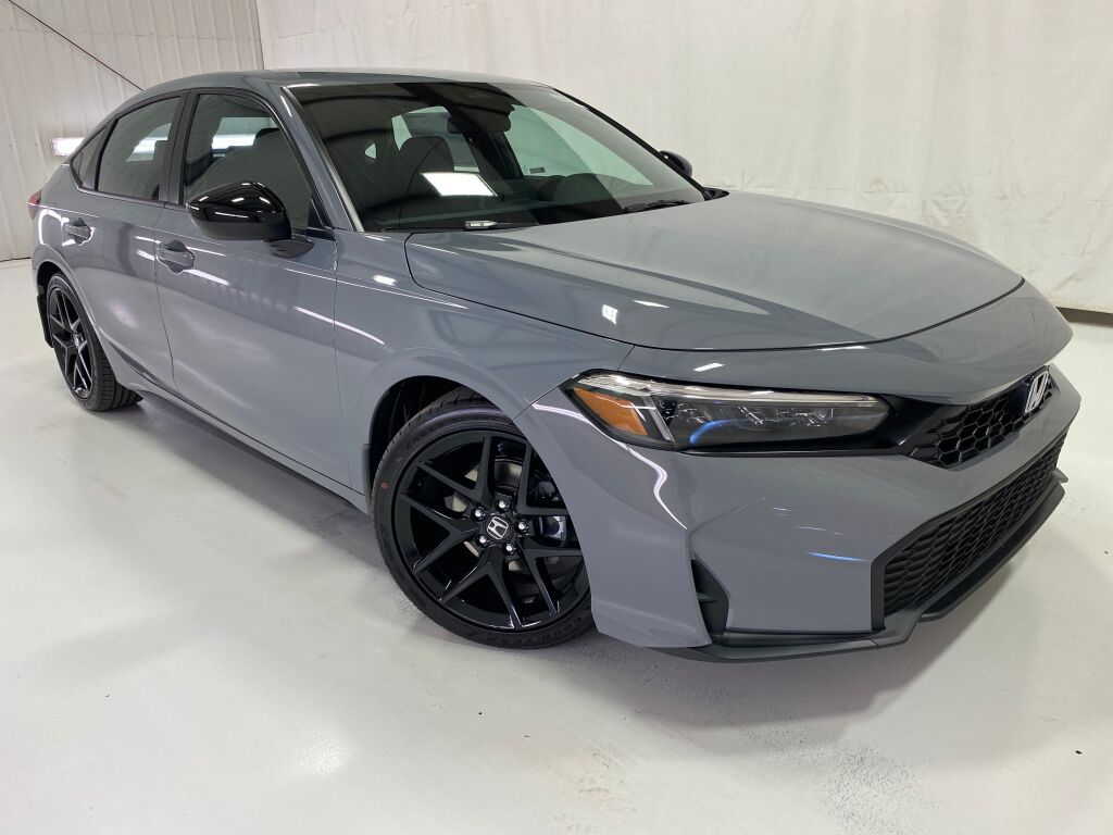 2026 Honda Civic Hatchback Sport URBAN GRAY PEARL at Honda North