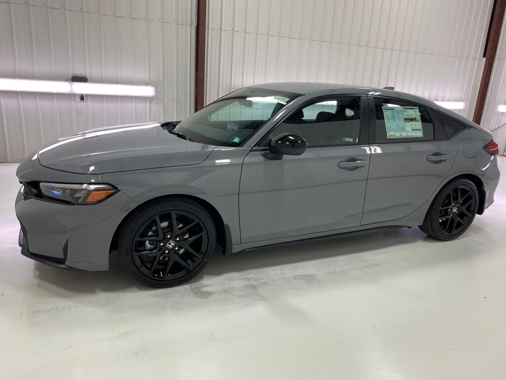 2026 Honda Civic Hatchback Sport URBAN GRAY PEARL at Honda North