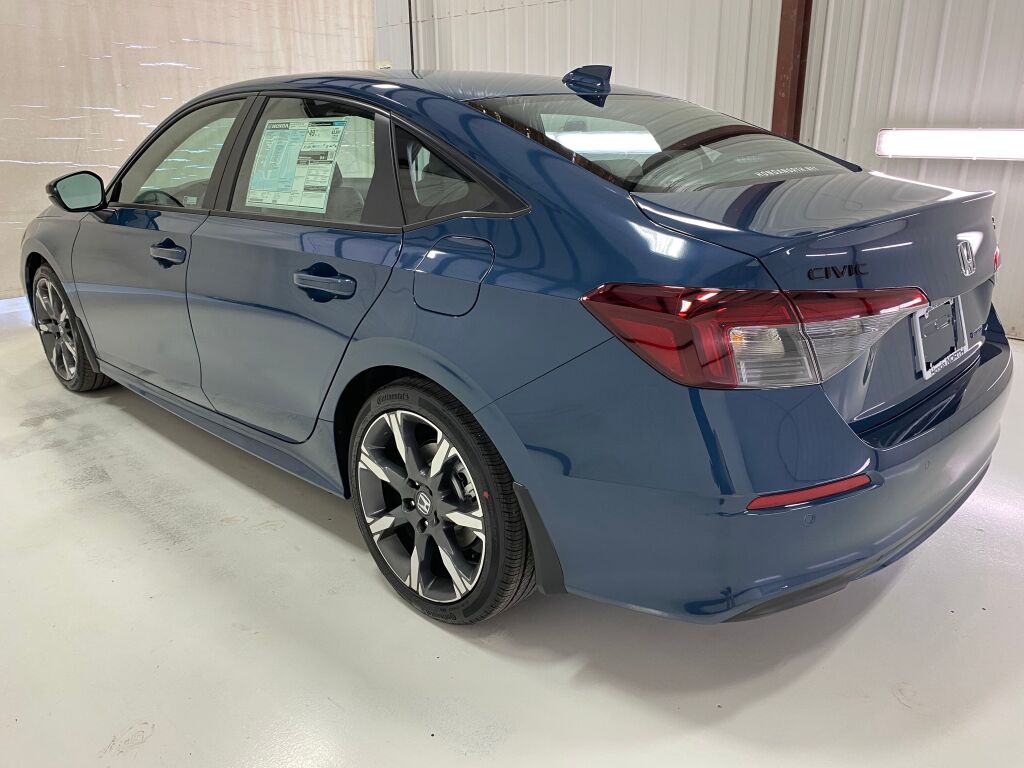 2026 Honda Civic Sedan Hybrid Sport Touring BLUE LAGOON PEARL at Honda North