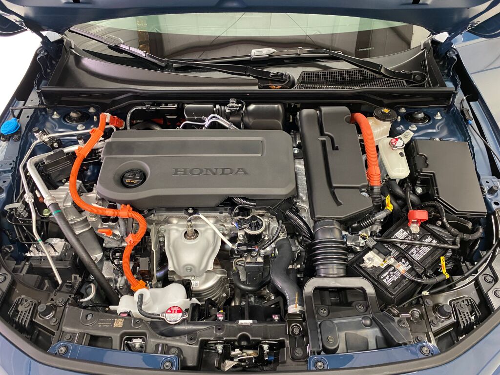 2026 Honda Civic Sedan Hybrid Sport Touring BLUE LAGOON PEARL at Honda North