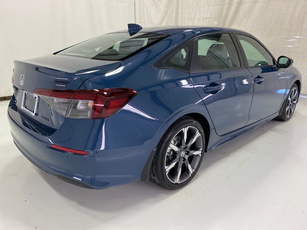 2026 Honda Civic Sedan Hybrid Sport Touring BLUE LAGOON PEARL at Honda North