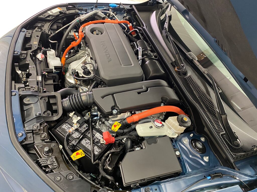 2026 Honda Civic Sedan Hybrid Sport Touring BLUE LAGOON PEARL at Honda North