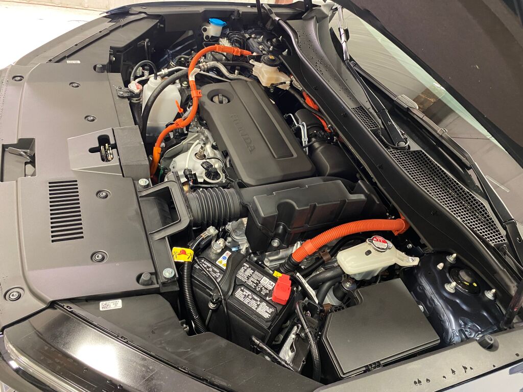 2026 Honda CR-V Hybrid Sport-L CANYON RIVER BLUE at Altoona Honda