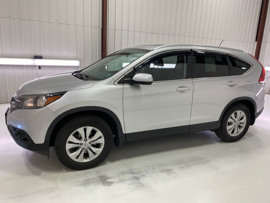 2013 Honda CR-V EX-L Alabaster Silver Metallic at Subaru and VW of Moon Township