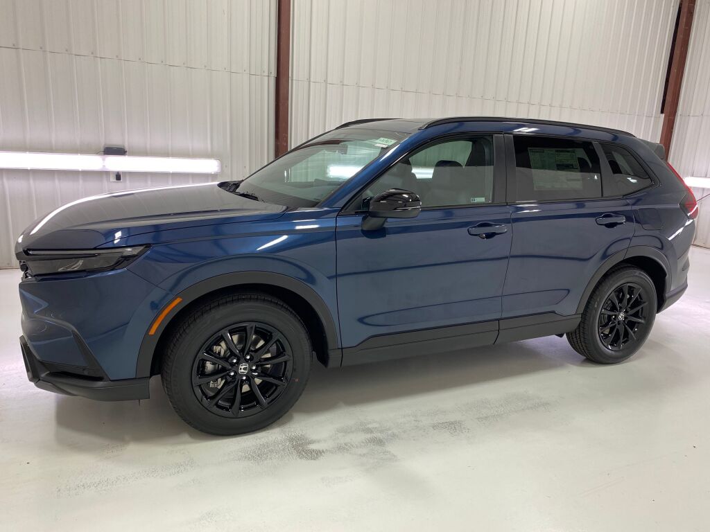 2026 Honda CR-V Hybrid Sport-L CANYON RIVER BLUE at Altoona Honda