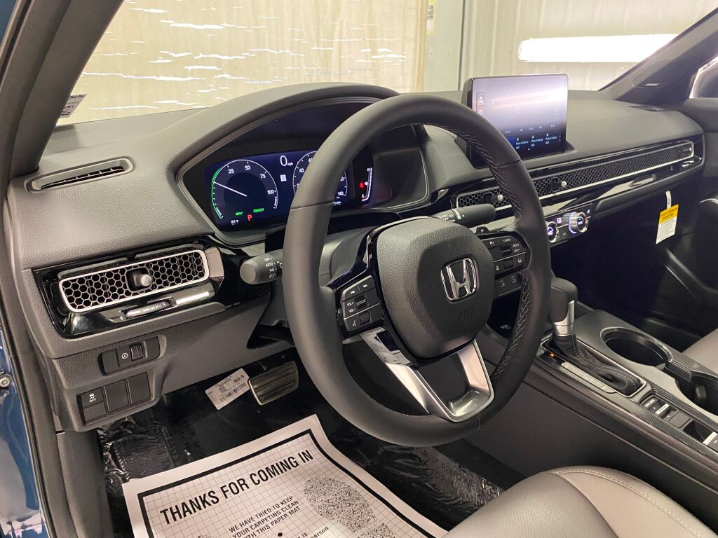 2026 Honda Civic Sedan Hybrid Sport Touring BLUE LAGOON PEARL at Honda North