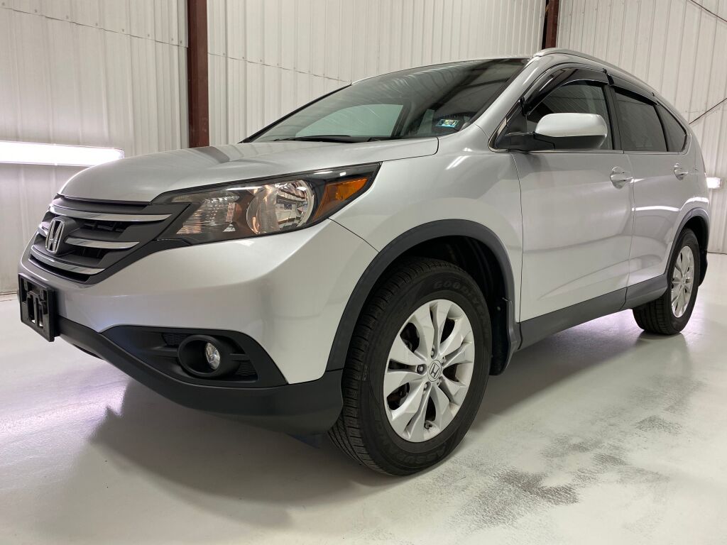 2013 Honda CR-V EX-L Alabaster Silver Metallic at Subaru and VW of Moon Township