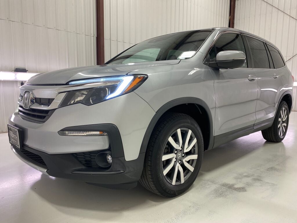 2019 Honda Pilot EX Lunar Silver Metallic at Klick Lewis Buick Chevrolet