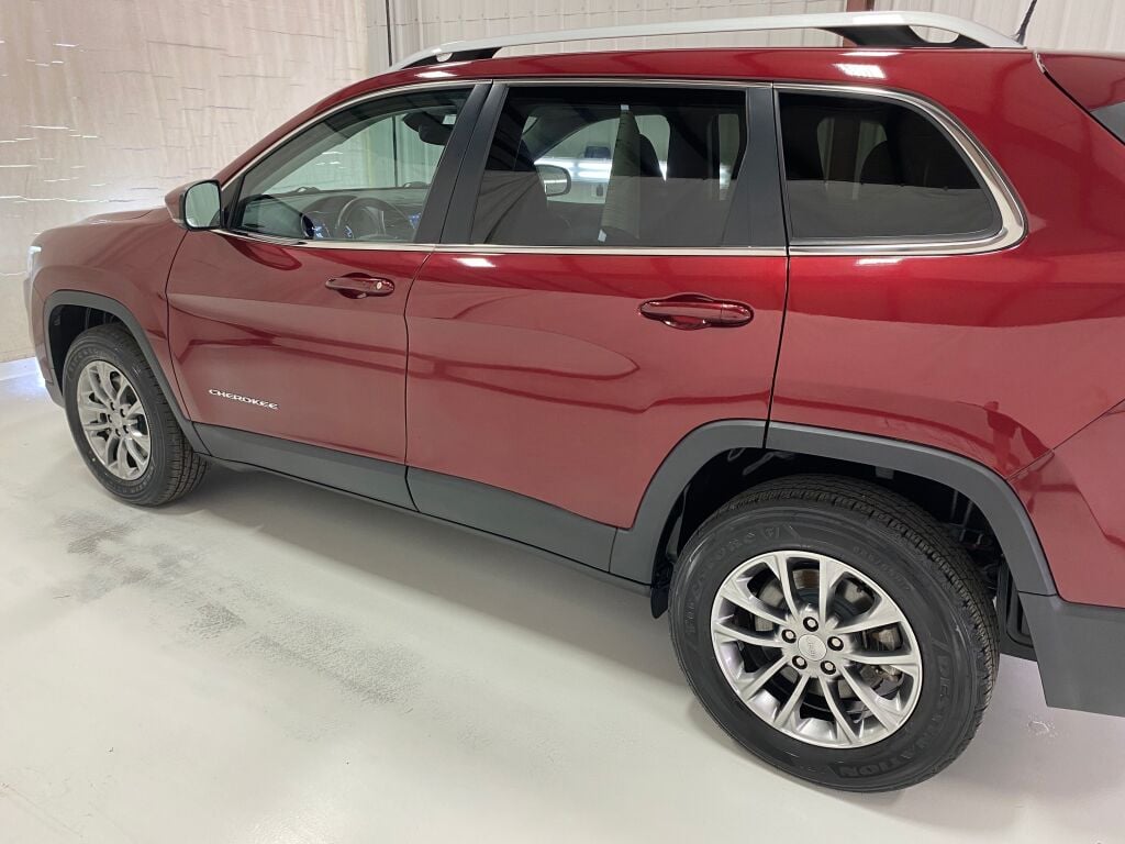 2021 Jeep Cherokee Latitude Lux Velvet Red Pearlcoat at Rafferty Subaru