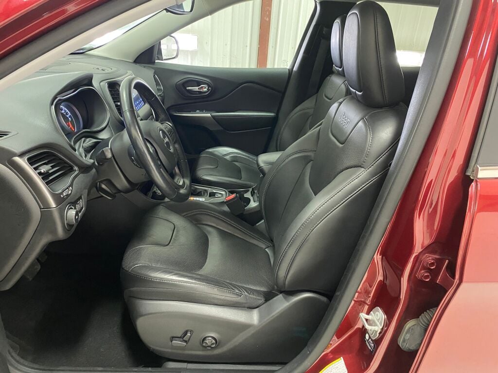2021 Jeep Cherokee Latitude Lux Velvet Red Pearlcoat at Rafferty Subaru