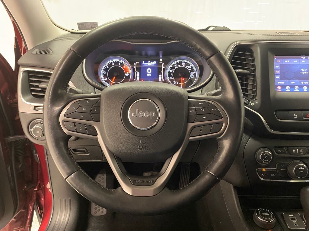 2021 Jeep Cherokee Latitude Lux Velvet Red Pearlcoat at Rafferty Subaru