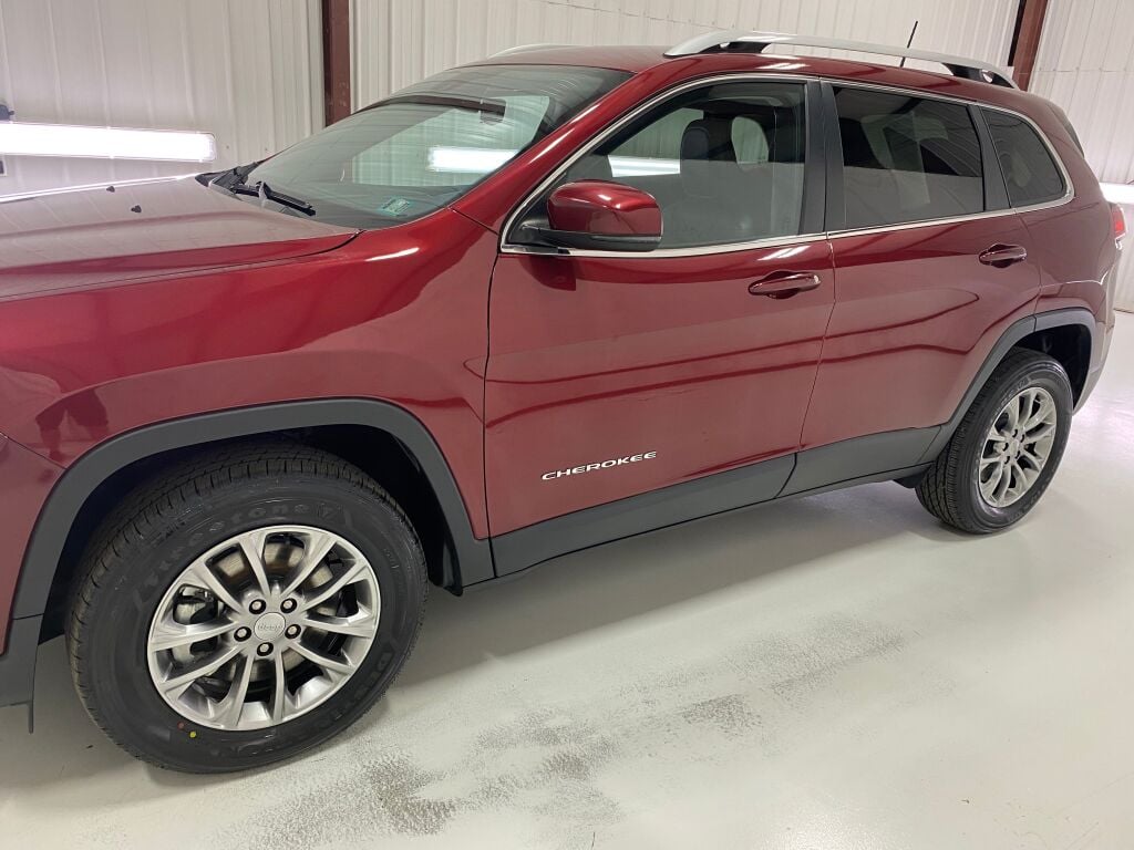 2021 Jeep Cherokee Latitude Lux Velvet Red Pearlcoat at Rafferty Subaru