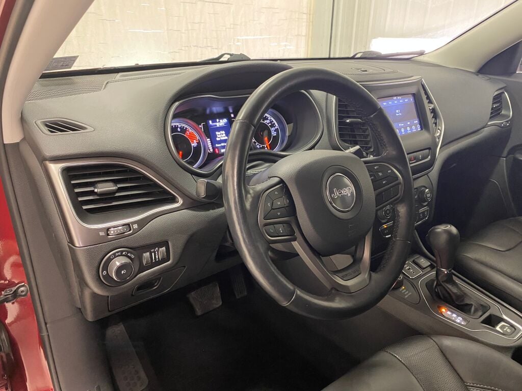 2021 Jeep Cherokee Latitude Lux Velvet Red Pearlcoat at Rafferty Subaru