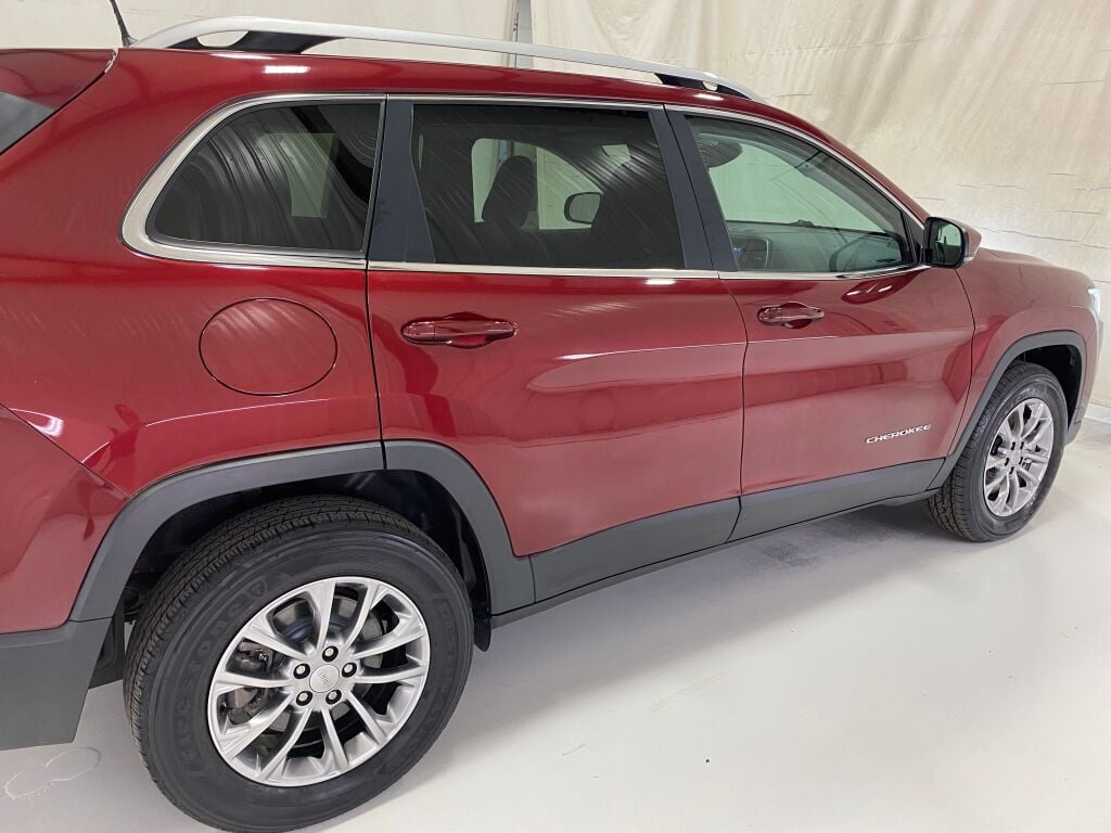 2021 Jeep Cherokee Latitude Lux Velvet Red Pearlcoat at Rafferty Subaru