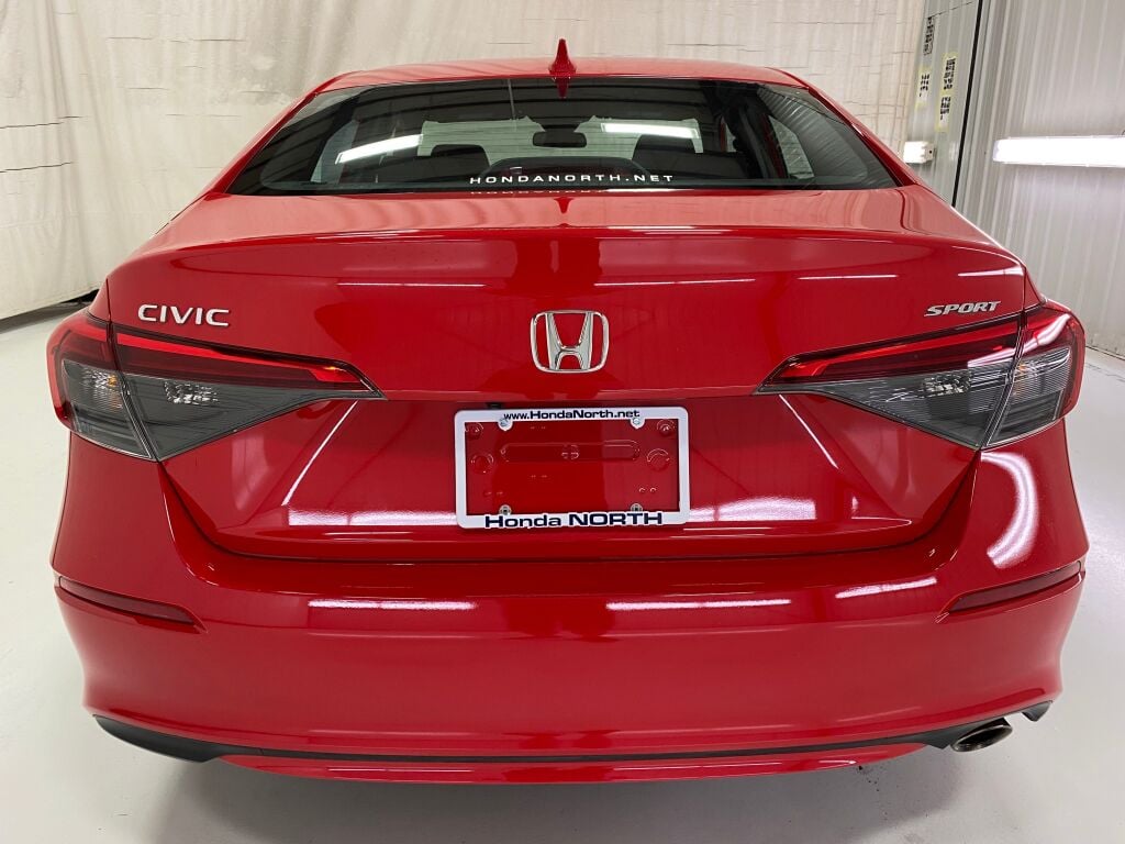 2024 Honda Civic Sport Rallye Red at South Hills Kia